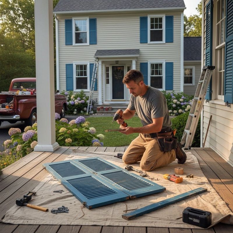 Shutter Handle Repair in Alpharetta, GA