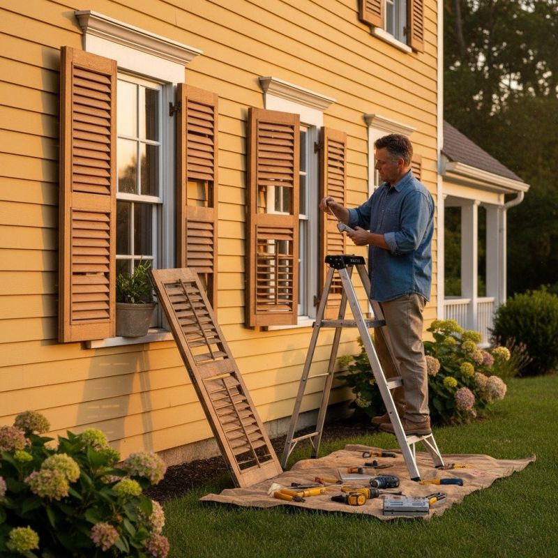 Shutter Latch Replacement in Denver County, CO